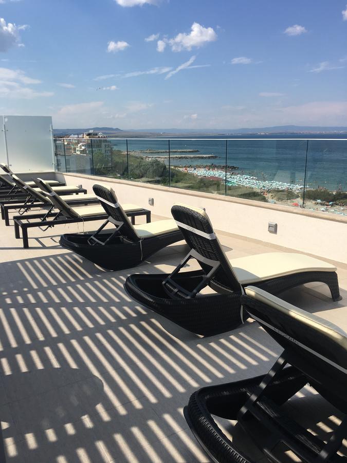 Golden Sea View Penthouse Lejlighed Pomorie Eksteriør billede